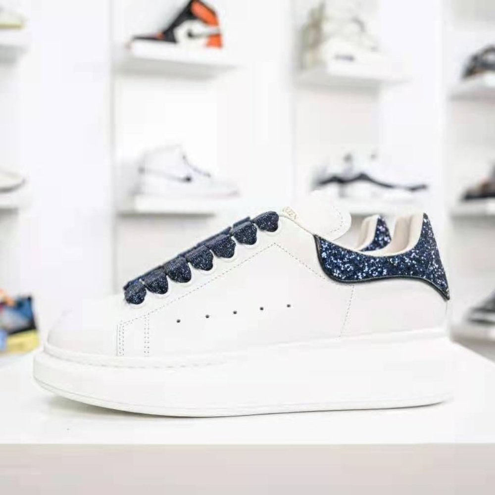 Alexander McQueen , men's styles small blue shoes